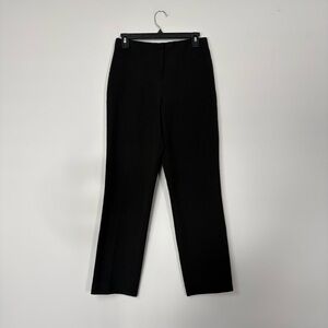 Suzy Shier Black Slightly Cropped High Rise Dress Pants Business Casual
